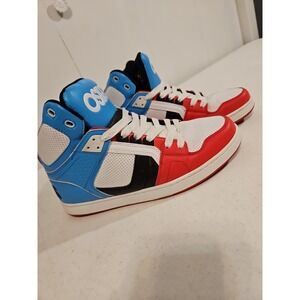 Osiris Shoes High Top Men's Skate Sneakers Size 11 Y2K  Rare Emo Shoes (